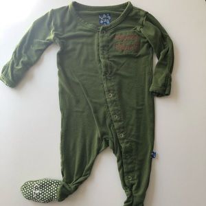 Kickee Pants Embroidered footie